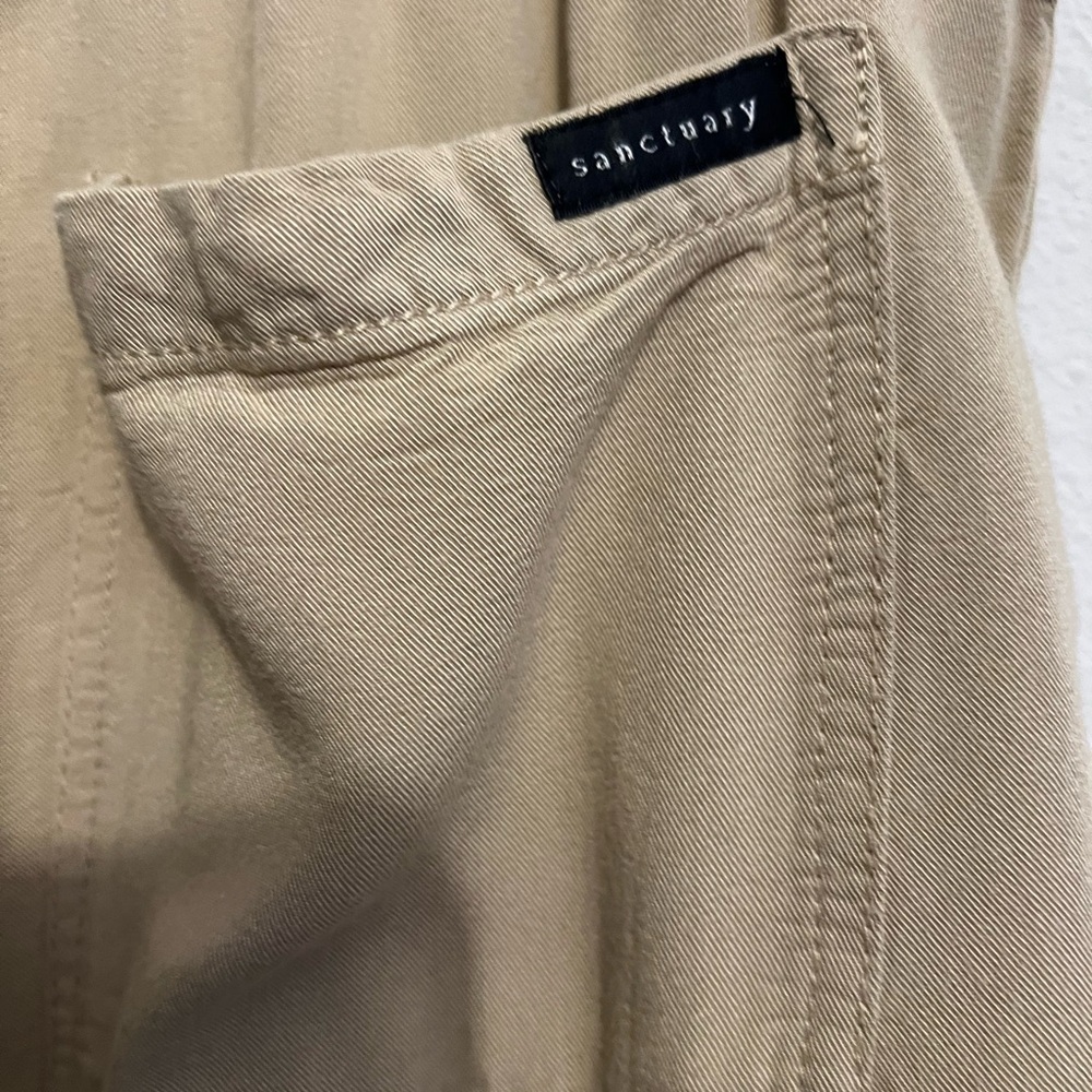 #955 Sanctuary Tan Cargo Pants Small - Picture 6 of 8